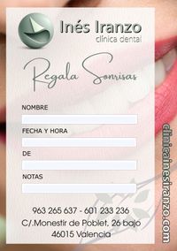 CLÍNICA DENTAL INÉS IRANZO REGALA SONRISAS CLÍNICA DENTAL INÉS IRANZO REGALA SONRISAS